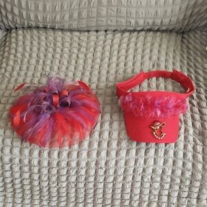 Red Hat Society Fascinator & Visor